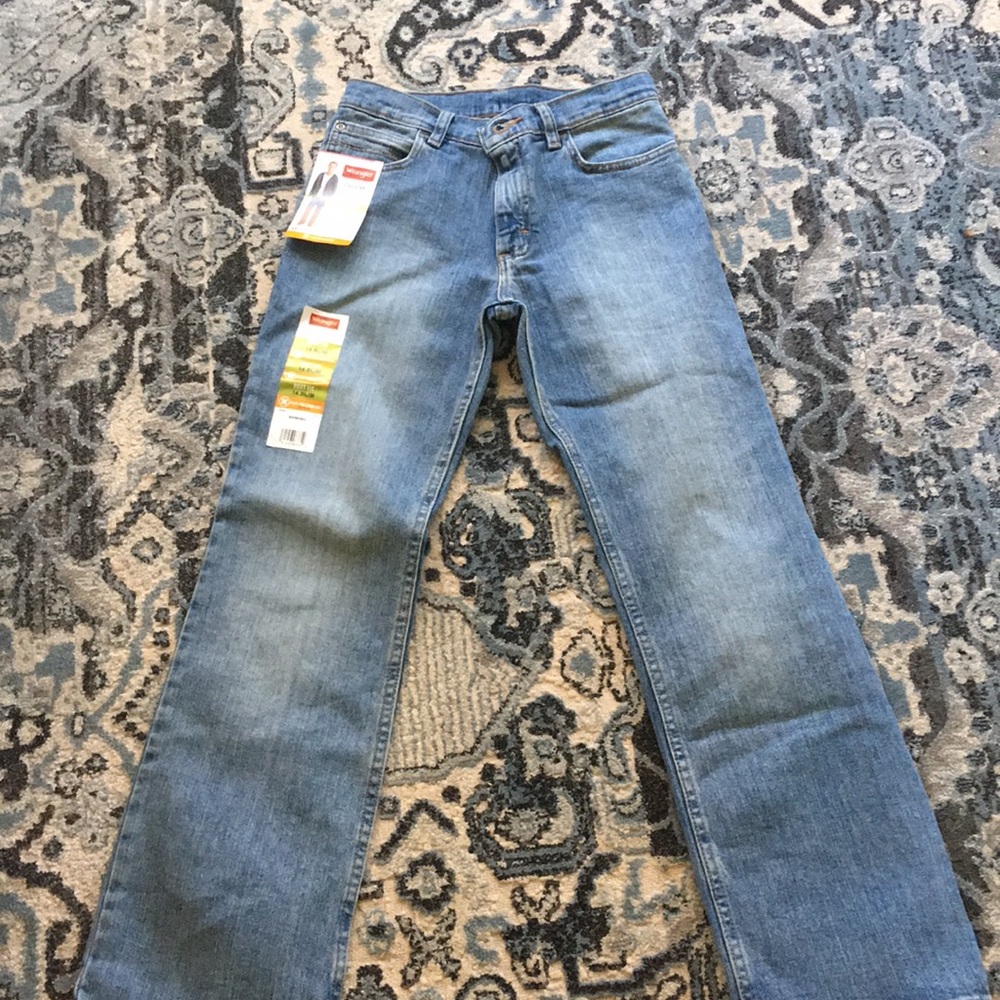 Boys Wrangler Jeans (Size 14 Slim)